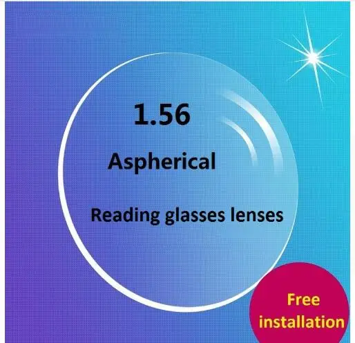 G2106 1.56 Aspherical Brand presbyopic magnifying glasses eyewear reading lenses for eyes Green optical prescription  lenses