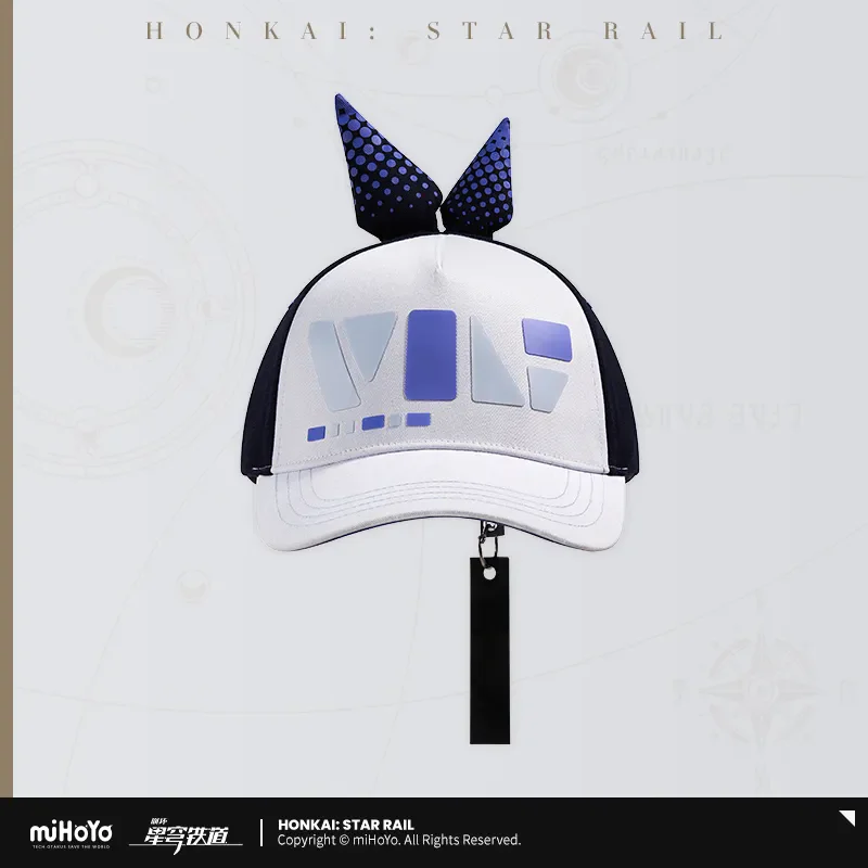 

miHoYo Game Silver Wolf Hat Official Honkai Star Rail Silver Wolf Theme Series Baseball Cap Beret Sun Hat Cosplay Halloween Gift
