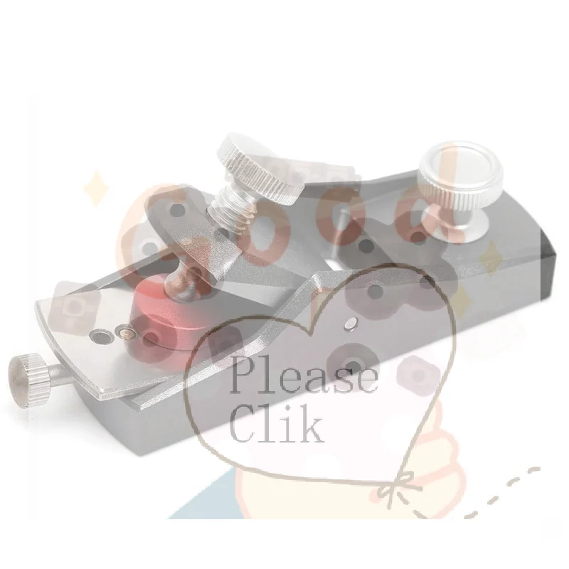 【HG】Adjustable Aluminum Alloy Hand Plane With Precision Knobs Sharp Steel Blade For Woodworking DIY Furniture Projects