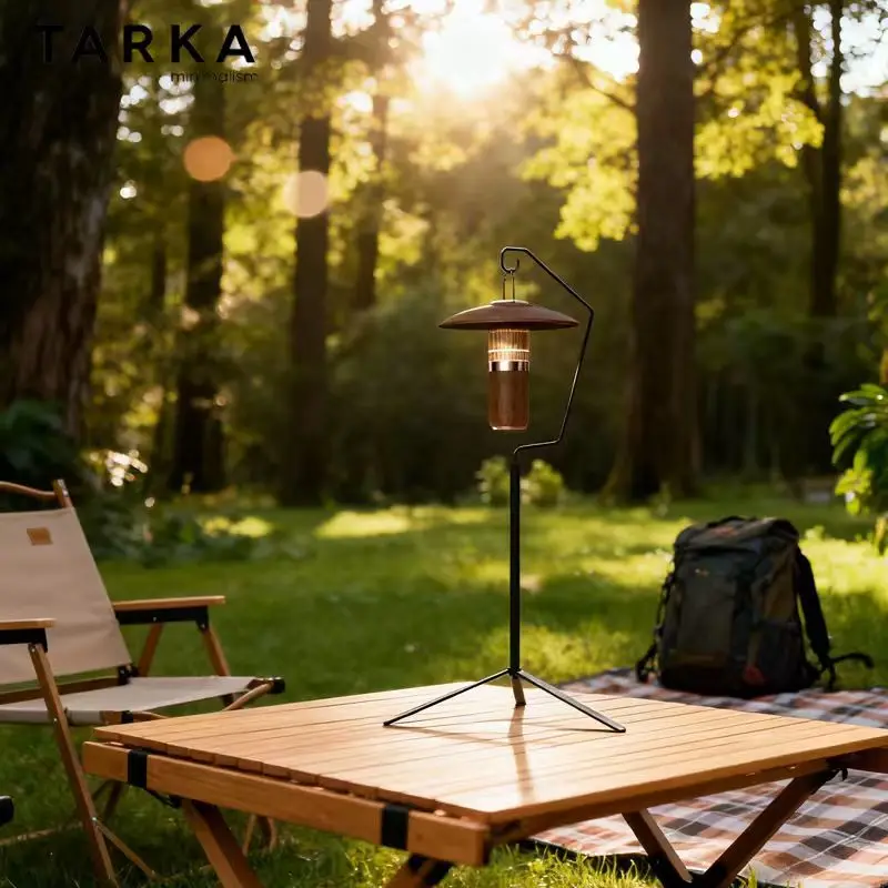 

Detachable Lantern Stand Light Rack, Folding Camping Light Holder, Tabletop Lightweight Tripod Light Stand