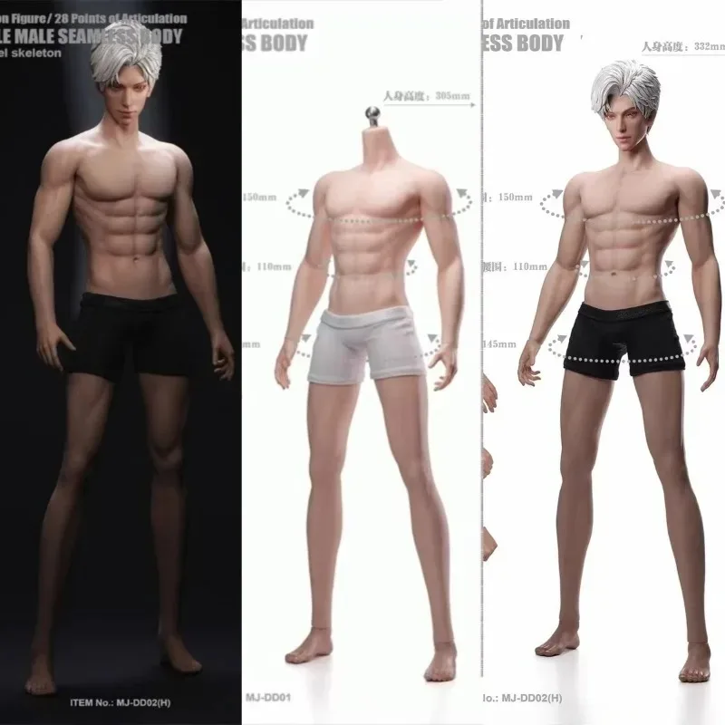 

Pre-sale Mojoy MJ-DD01/02/03 1/6 Scale Gentleman Male Seamless Figure Stainless Steel Skeleton Body Fit 12'' Action Figure Dolls