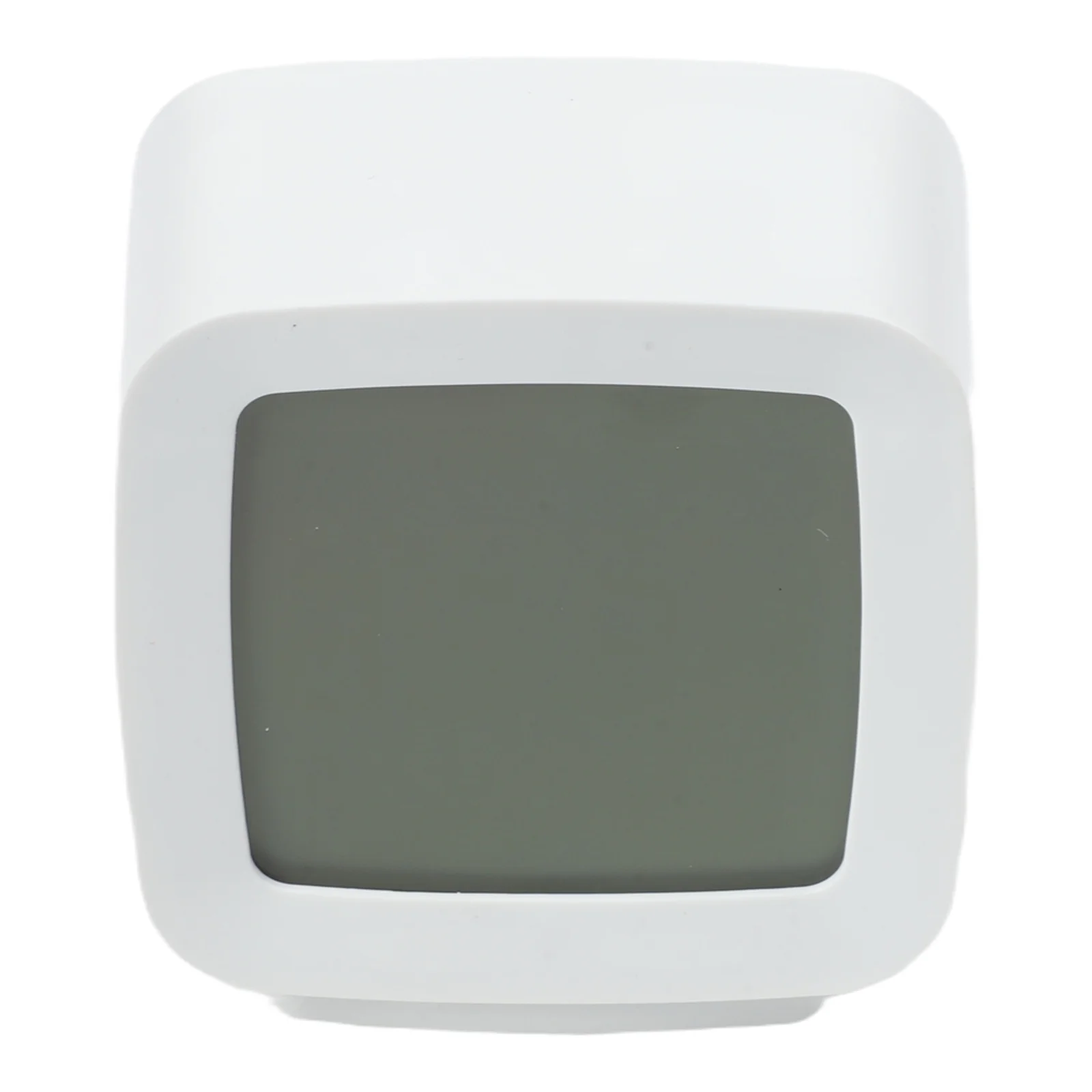 Compact Student Alarm Clock LCD Display Portable Design with Thermometer Humidity Monitor and Flexible 12 or 24 Hour Time Format