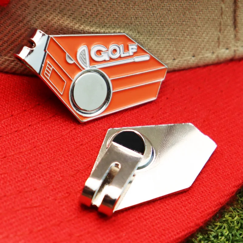 Ideas To DIY Cap New Golf Accessory Metal Magnetic Hat Clip Painted Decorative Badge Marker