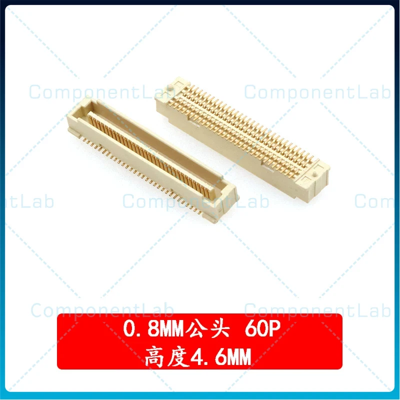 4-24PCS 0.8mm Pitch 60P Dual Row SMD BTB Board‑to‑Board Connector