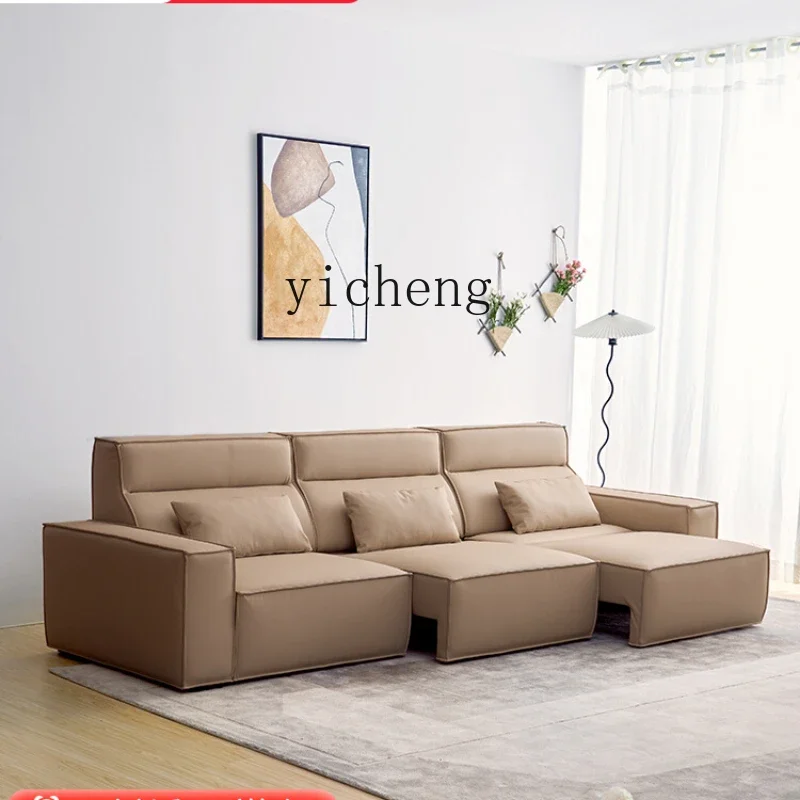 

Tofu Block Electric Retractable Sofa Bed Remote Control Multifunctional Lazy Sofa