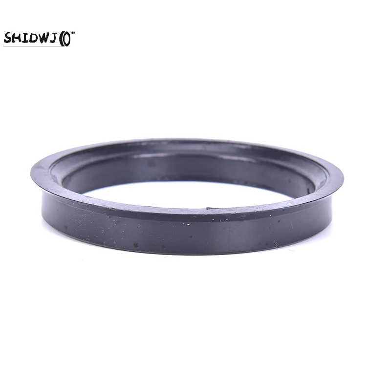 1 Set High Quality 4 Hub Centric Rings Car Wheel Bore Center Collar 66.6-57.1mm For Cars ID 57.1-mm Black Accessories