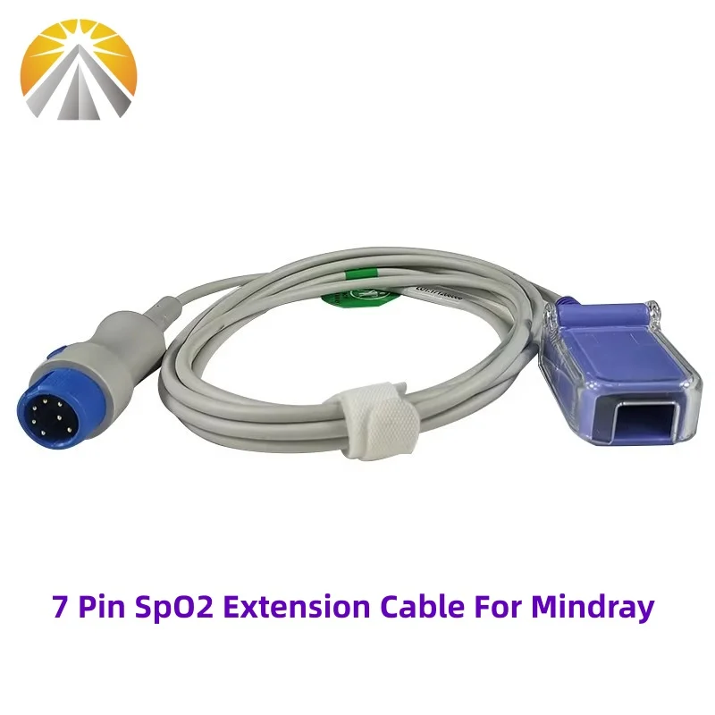 

Круглый датчик SpO2, многоразовый удлинительный кабель, 7-контактный разъем DB9 (гнездо) для мониторов Mindray Beneview iMEC T5 T6 T8 PM6800 0010-30-42737