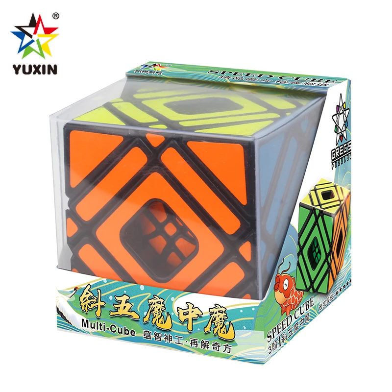 

YuXin Multi Cube kewb Circular Speed Cube Black Stickers Cube Professional Puzzle Toys Children Gift Cubo Magico