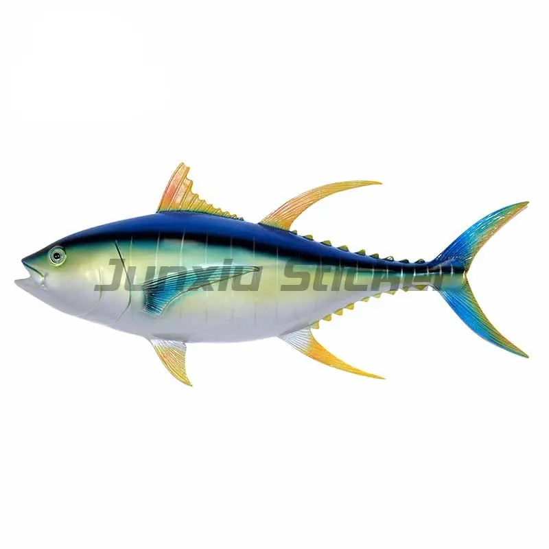 Bluefin Yellowfin Tuna Fish Car Stickers Vinyl Graphics RV VAN Car JDM Accessories Waterproof Decal