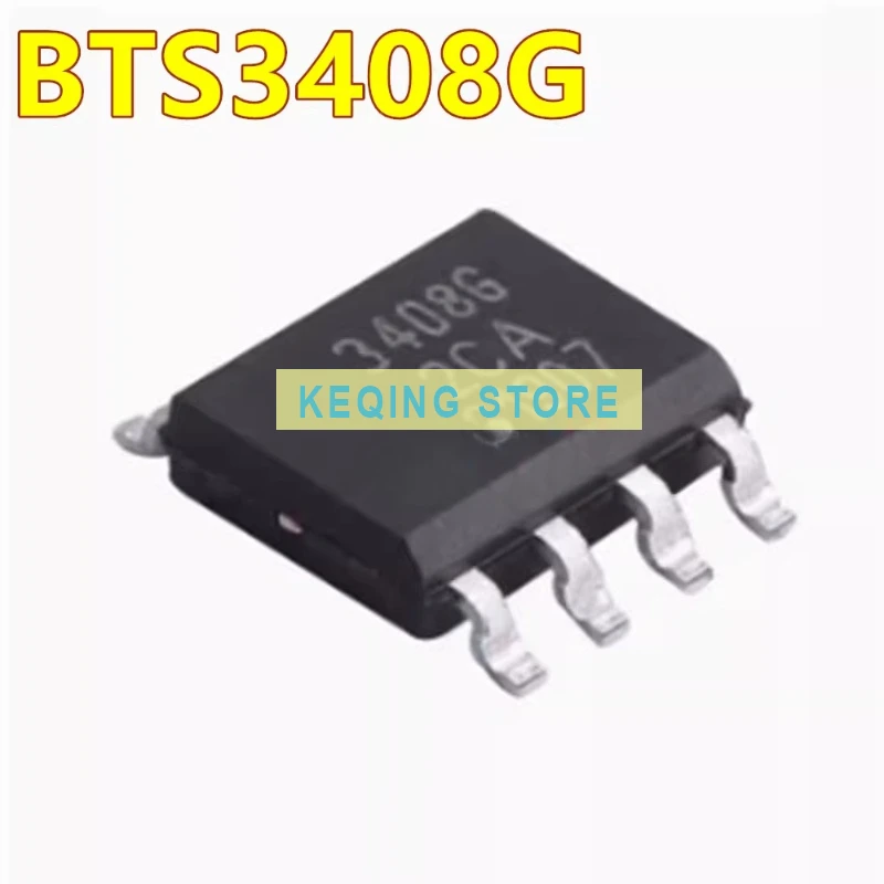 10PCS Used+Not NEW+Send after Measure BTS3408GXUMA2  SOP-8