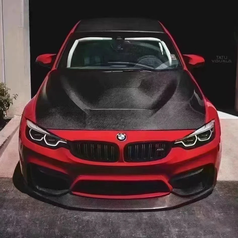 Hot selling GTS CS Style carbon fiber engine hood g FOR BMW 3 4 series M3 M4 F30 F35 F32 F80 F82 hood