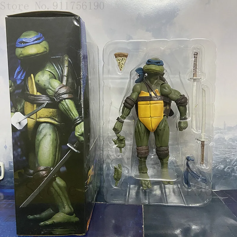 Film NECA Mutant Ninja Turtles Actionfigur Raphael Donatello Michelangelo Leonardo Shredder Krang Figuren Spielzeug – Detail 26
