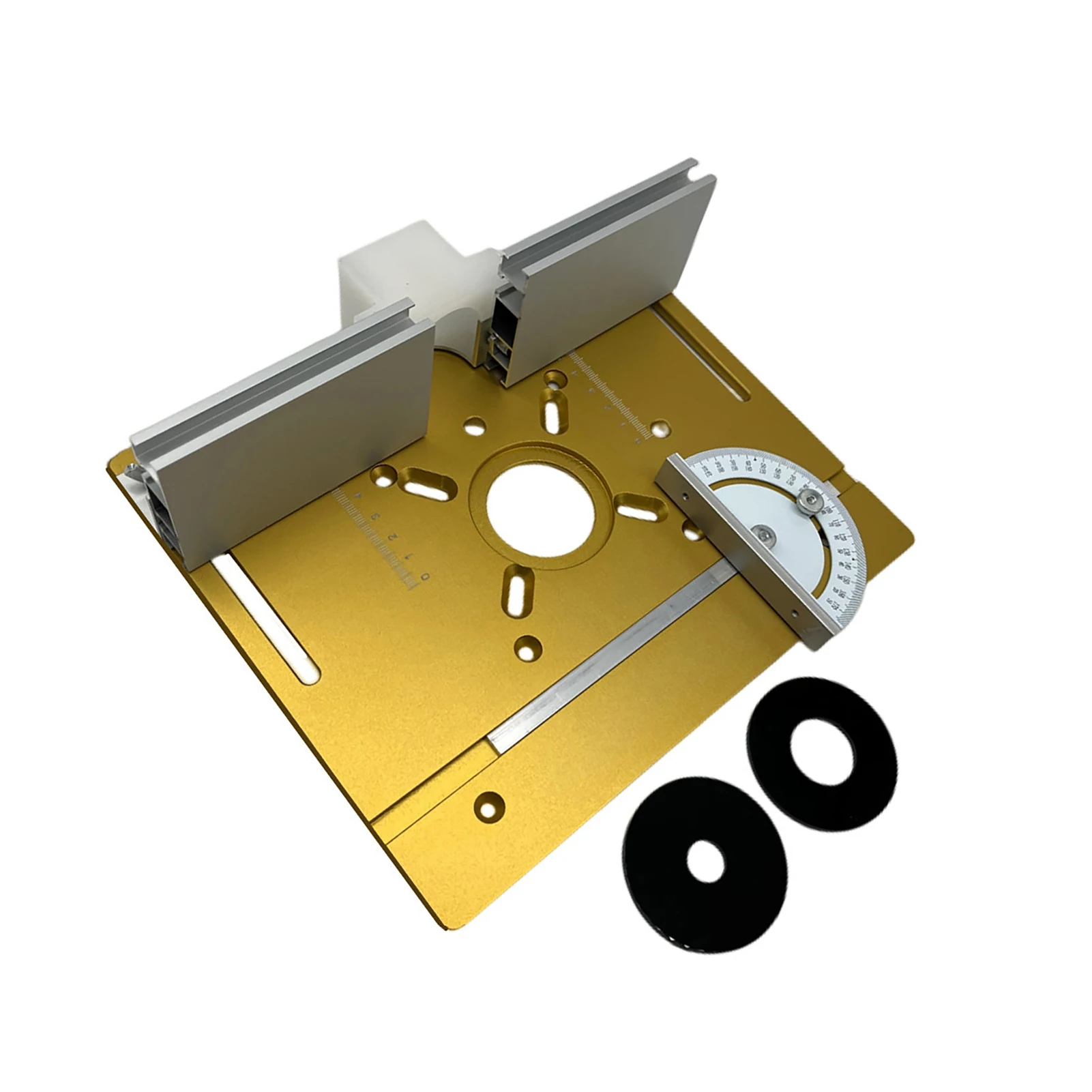 

S8 Деревообработка Алюминиевый сплав Перевернутая панель 3-фрезерный стол Вставная пластина Обрезной станок Гравировальный вспомогательный инструмент Деревообработка