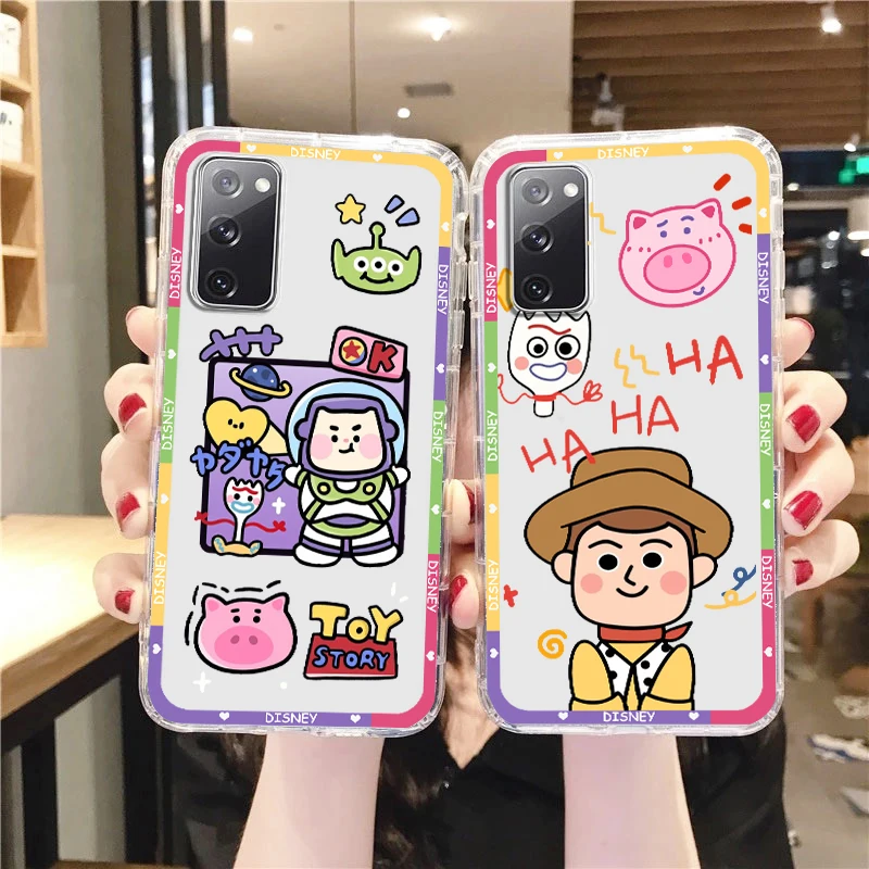 Toy Story Disney Buzz For Samsung A53 A52 A54 A13 A12 A32 A71 A33 A73 A72 A51 A23 A21S 5G Transparent Phone Case