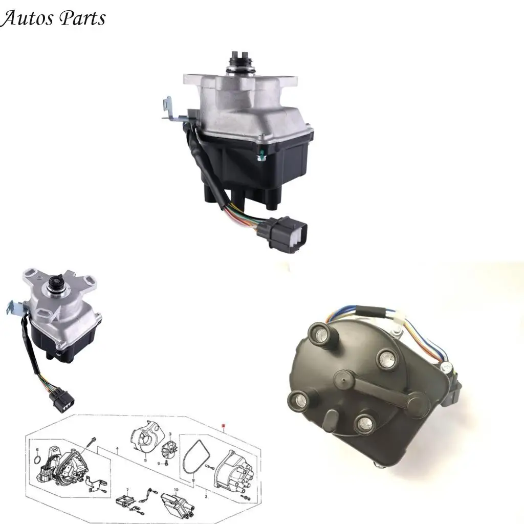 

57BA Car Ignition Distributor Assembly 30100-PEL-J01 30100-PE1-J01 TD63U for LOGO