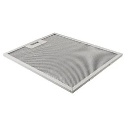 1 pçs prata filtros de exaustor de malha de metal extrator filtro de ventilação 340x270x9mm para a maioria das marcas de aberturas de exaustor