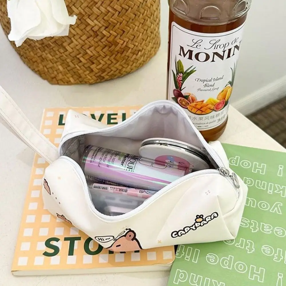 

Cute Cartoon Pencil Case Large Capacity Multi-function Capybara Stationery Bag School Supplies Pen Bag