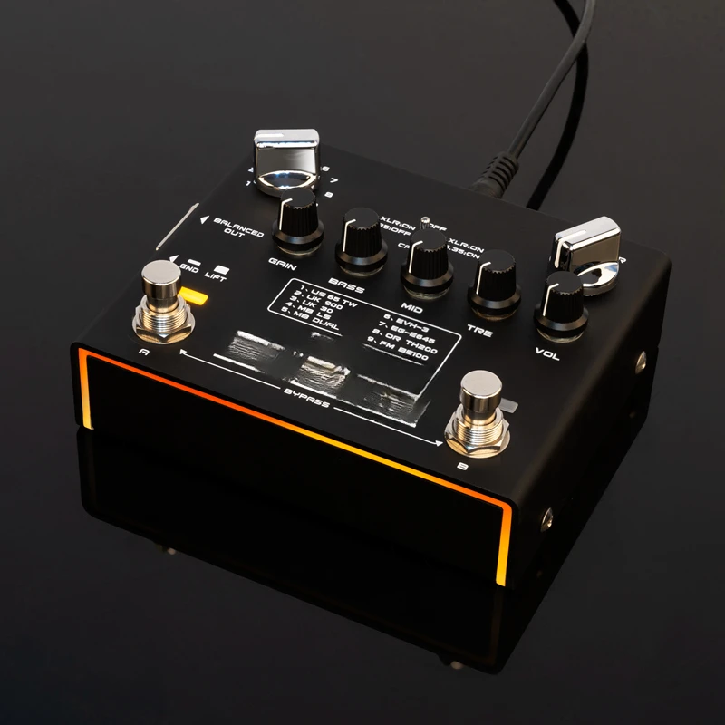 A valve guitar amp emulates a stompbox