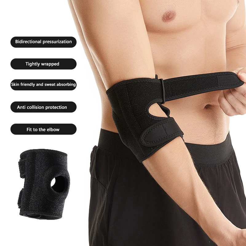 HOT! 1Pcs Adjustable Elbow Support Brace Tendonitis Women Men Tennis Protector Elbow Relief Bandage Elbow Splint Stabilizer