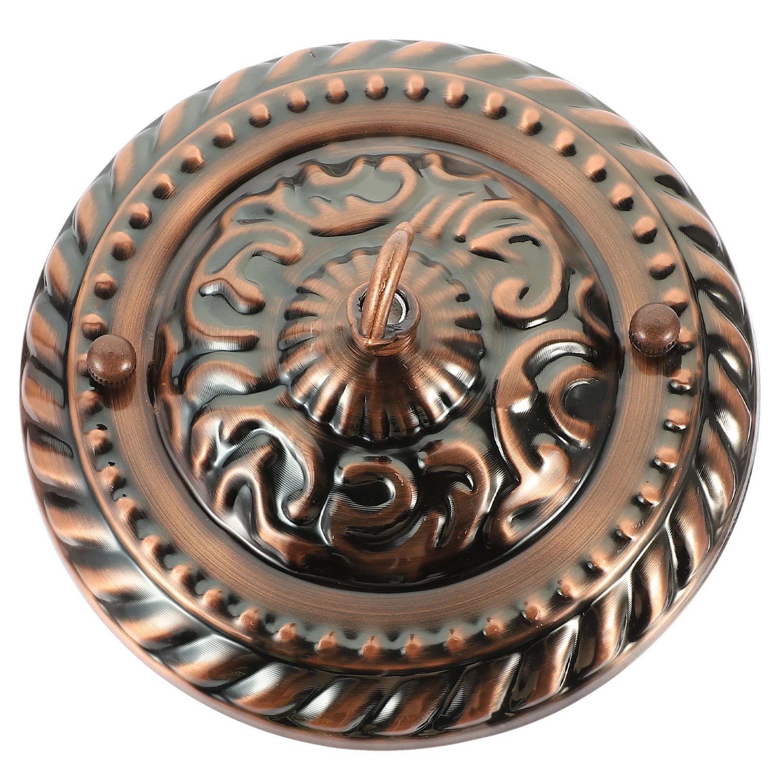 

Retro Iron Canopy Ceiling Plate Cover Chandelier Light Fixture Parts Vintage Decor Pendant Mounting Bracket Heavy Duty