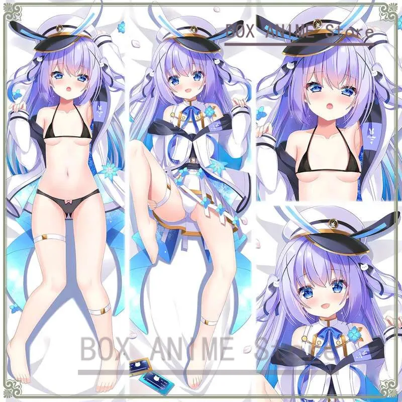 

Kafuu Chino Is The Order A Rabbit GIRL Dakimakura Hing Body Pillow Case Cosplay Japanese Otaku Cushion Cover Xmas 1