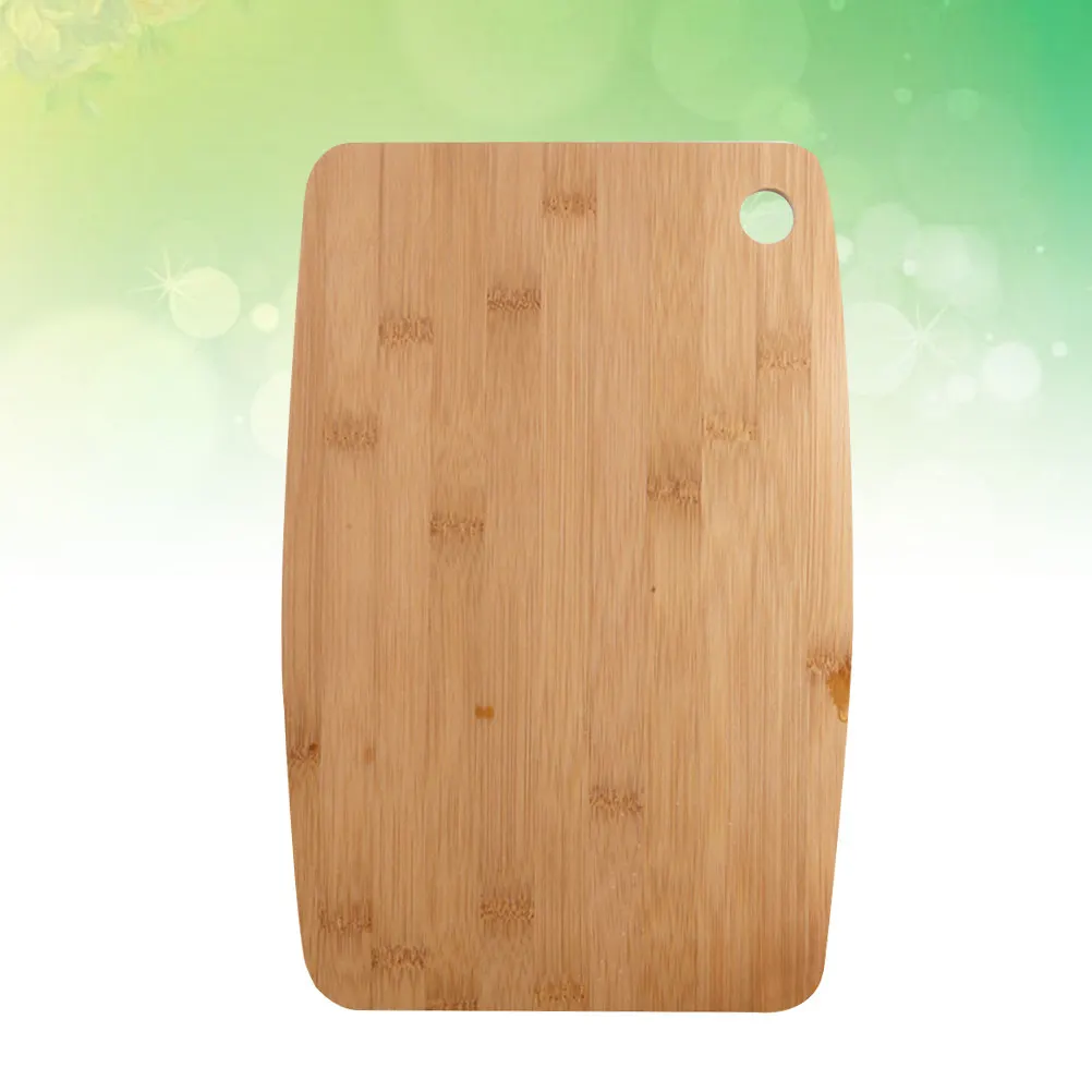 Tabla de cortar de bambú verde, gruesa, ecológica, para uso en la cocina, ultra antimicrobiana