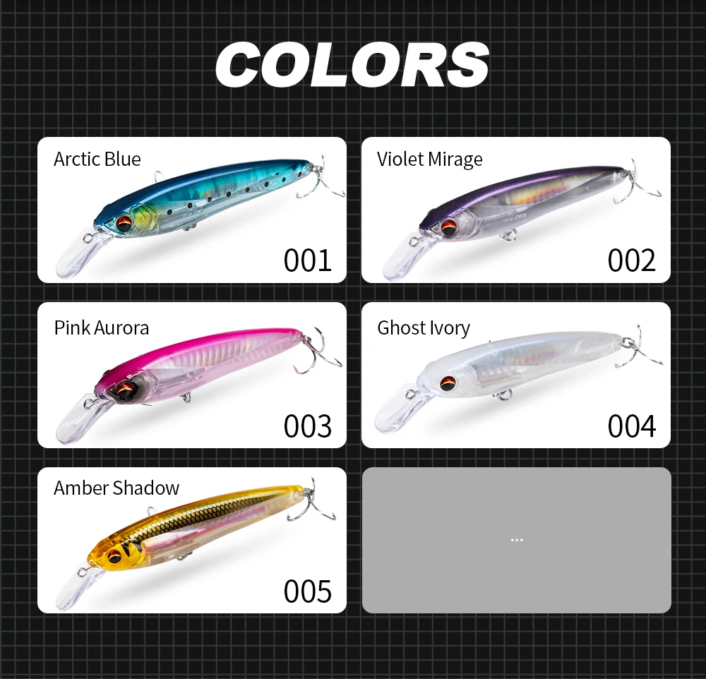 Hunthouse Schwimmender Minnow-Angelköder Kristallprisma-Blitzwobbler Hartköder 100mm/17,5g Künstlicher Hecht Salzwasser-Angelzubehör – Detail 11