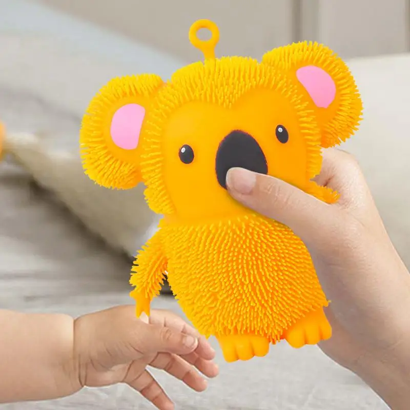 Squeeze brinquedo animais coala urso estiramento brinquedo fidget brilhante squeeze brinquedos macio sensorial brinquedos para crianças e adultos