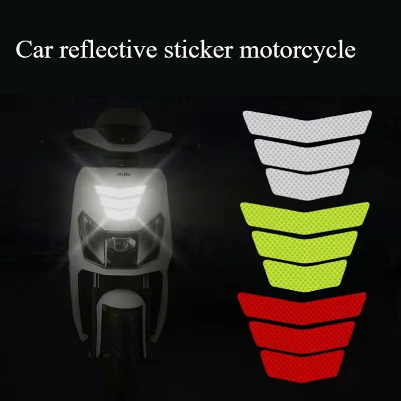 

Motorcycle reflective sticker Night warning decorative sticker Safety warning sticker Universal reflective sticker