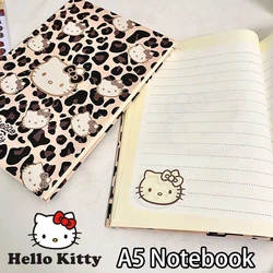 A5 Sanrio Hello Kitty Notebook Cartoon Cute Writing Diary Student Thickened Notepad Note Book Stationery School Office Supplies