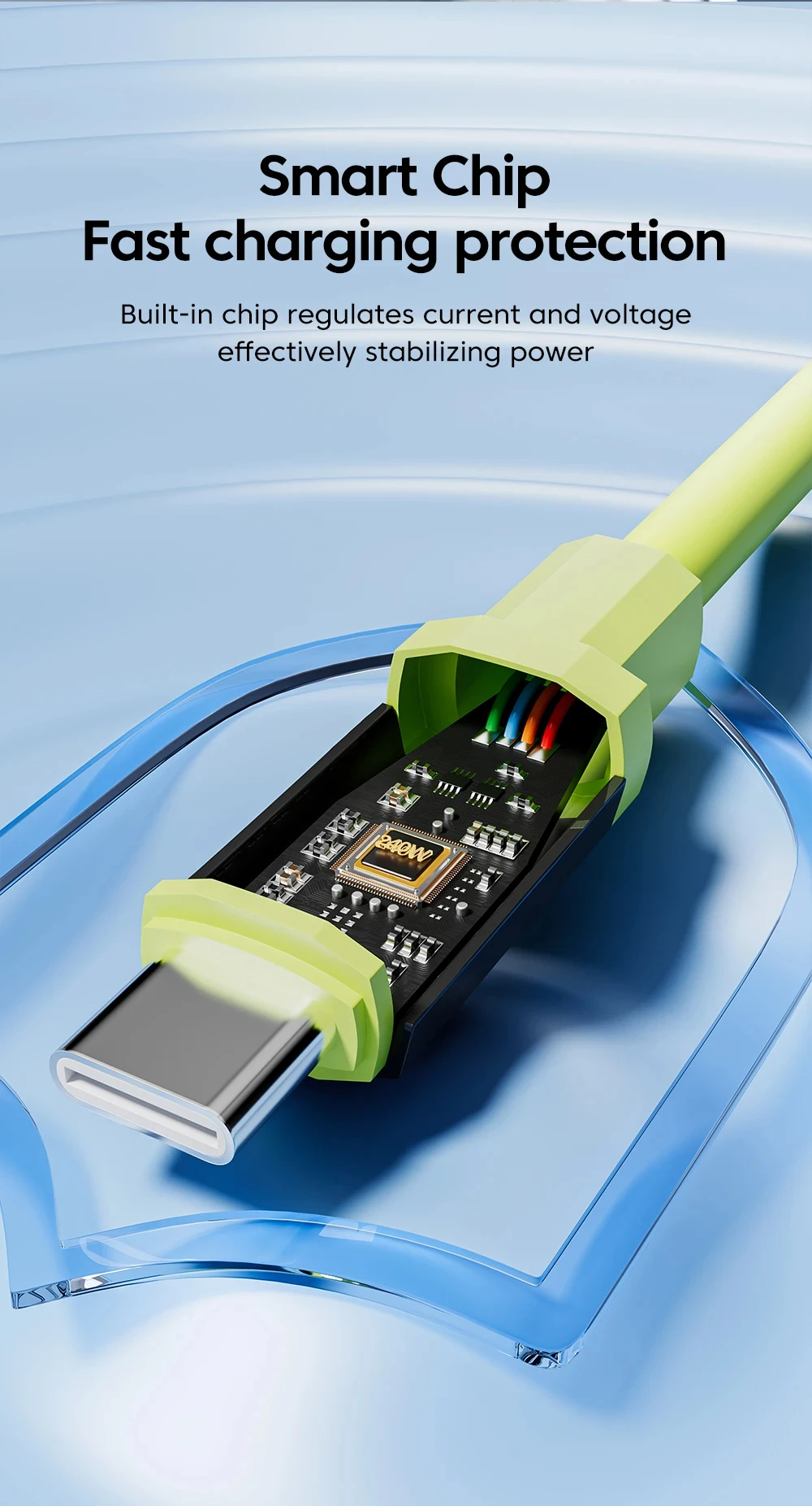 NNBILI 5 Stück 240 W Typ-C-Kabel, schnelles Ladekabel, Datenkabel für iPhone, Samsung, Xiaomi, Huawei, USB-C auf Typ-C, Schnellladekabel – Detail 5