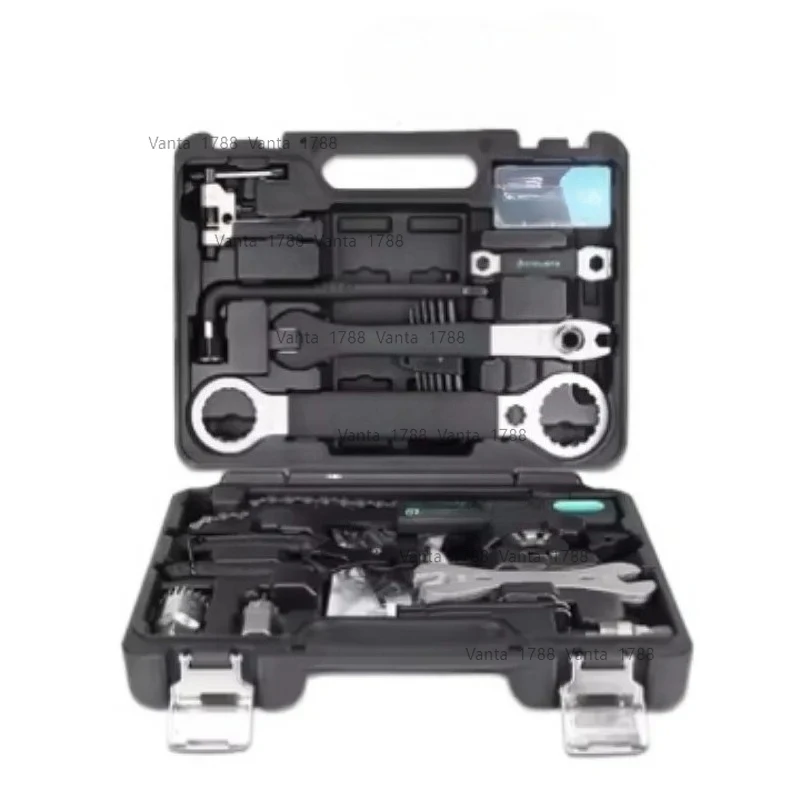 CYCLISTS Strumenti di riparazione biciclette 27 in 1 Ciclismo Multiutensile Pedale a catena Chiave BB Chiave esagonale Kit di riparazione bici CT-K02