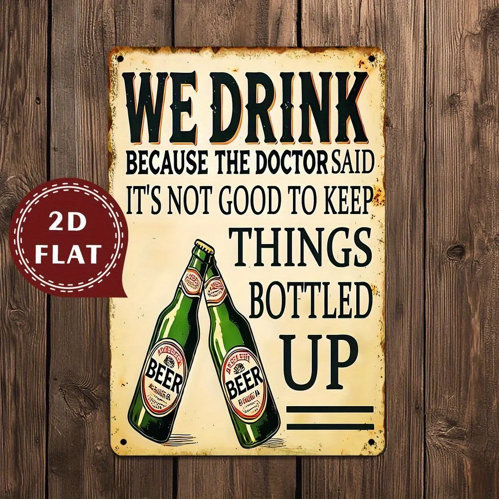 Vintage Metal Beer Sign 