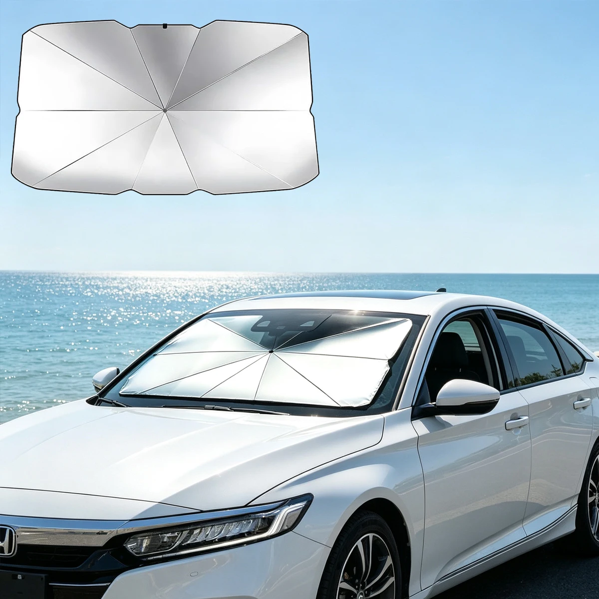 Car Sunshade Windshield Cover Parasol Automobile Umbrella the Window Model Y Vehicle Auto Van Shade Sunshield Front Funny Parts