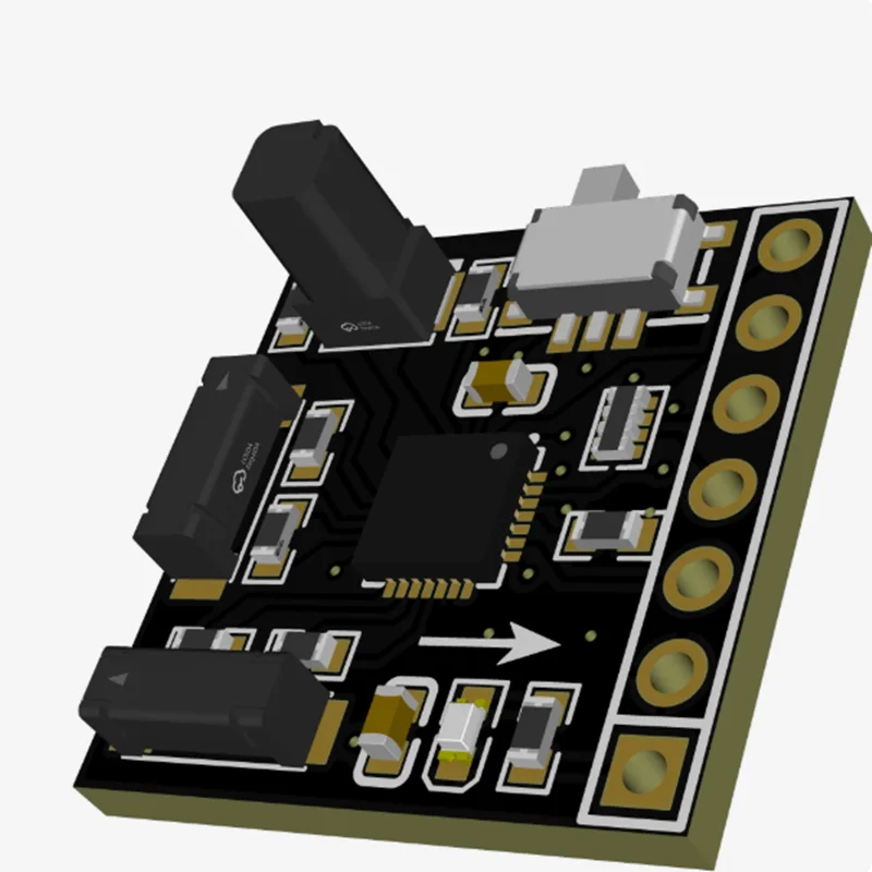 RM3100 3‑Axis Magnetometer Module, Good Anti‑Magnetic‑Interference Performance, I2C & SPI Communication Supported