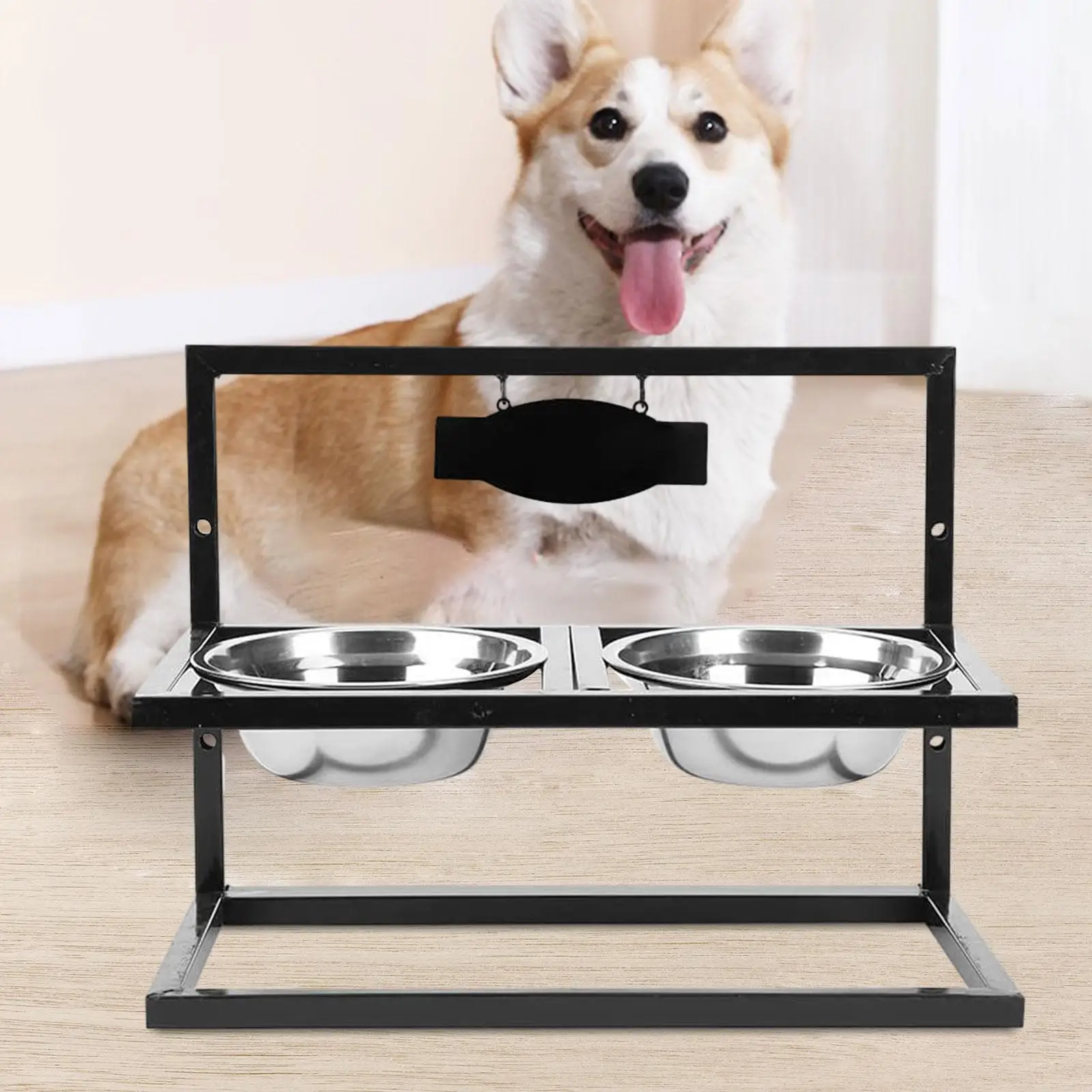 Elevated Dog Bowls Raised Pet Bowl with Stand Dog Dish Feeder for Large Dogs