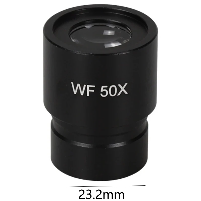 Imagem -03 - Ocular Biológico do Microscópio Toda a Lente de Vidro Ótica do Metal Tamanho 23.2 mm da Relação da Lente Wf50x