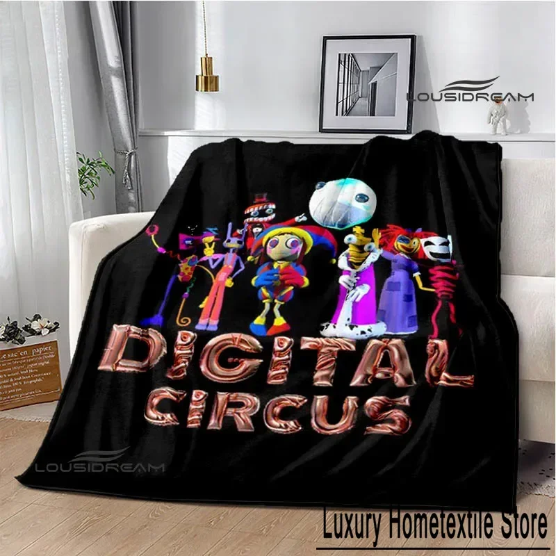 THE AMAZING DIGITAL CIRCUS Cartoon blanket Warm Flannel blankets Soft Cozy Blanket Sofa Travel Blanket bed linings Birthday Gift