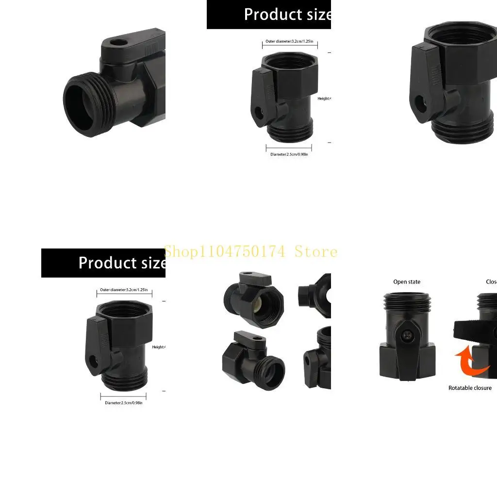 Garden single pass ABS handle ball hose connector Top Sale