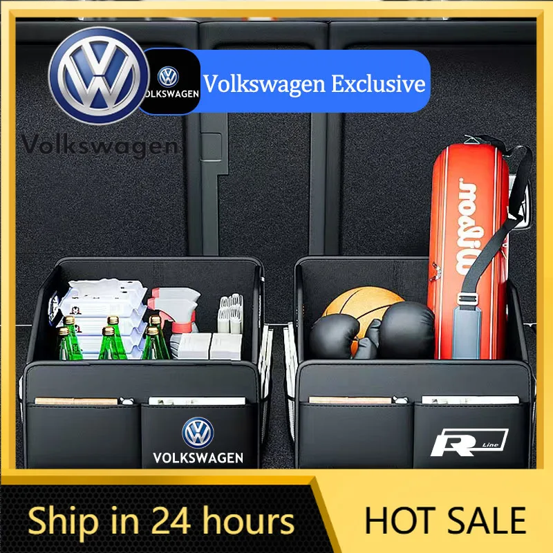 

Новинка 2026 года: вместительный органайзер-бокс для хранения в багажнике автомобиля Volkswagen VW, кейс для инструментов, автоаксессуары для Volkswagen VW R-Line