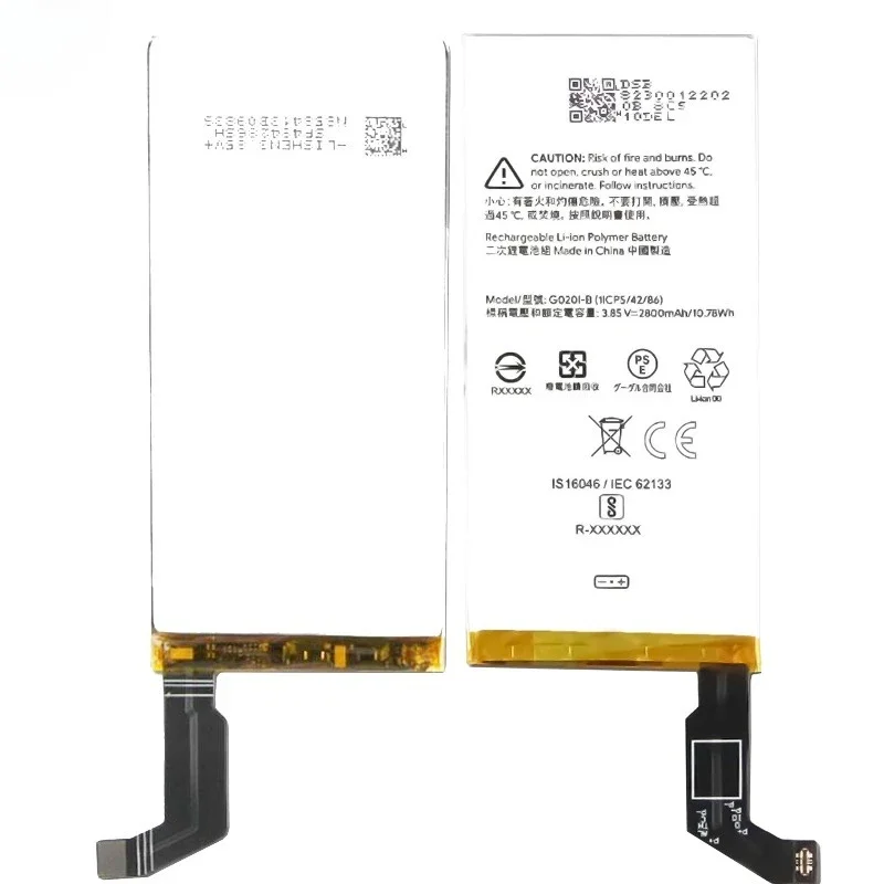 G020I-B for Google Pixel 4 Mobile Phone Battery High Quality High Capacity Battery Replacement Bateria Grade A Cell with Tools