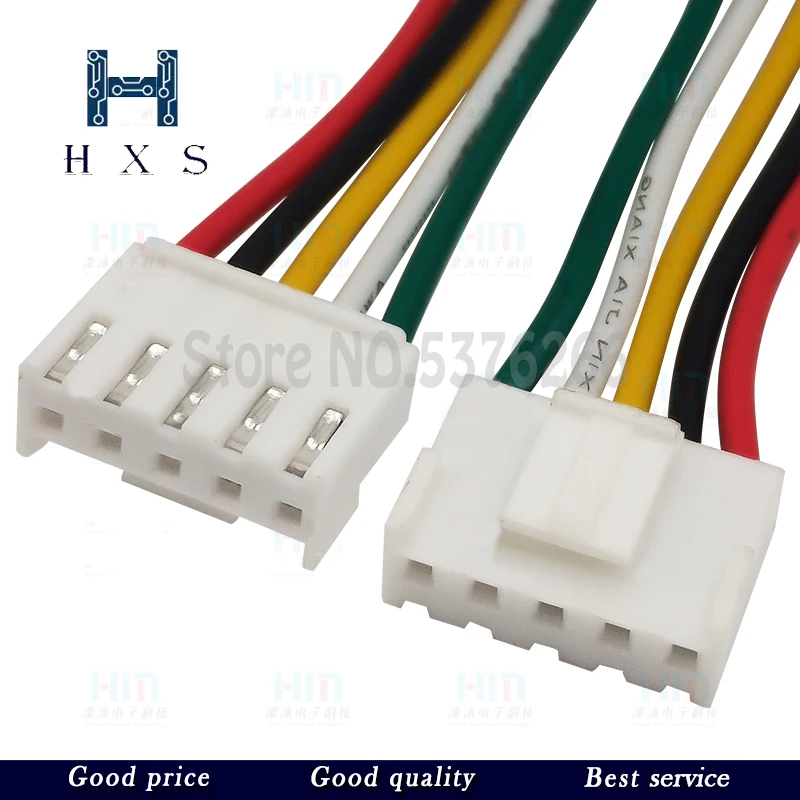 10PCS JST VH3.96 VH 3.96mm Female Housing Plug Connector Wire Cable 2 3 4 5 6 7 8 9 10 12Pin 22AWG Wire 10/15/20/30/50cm Lengt