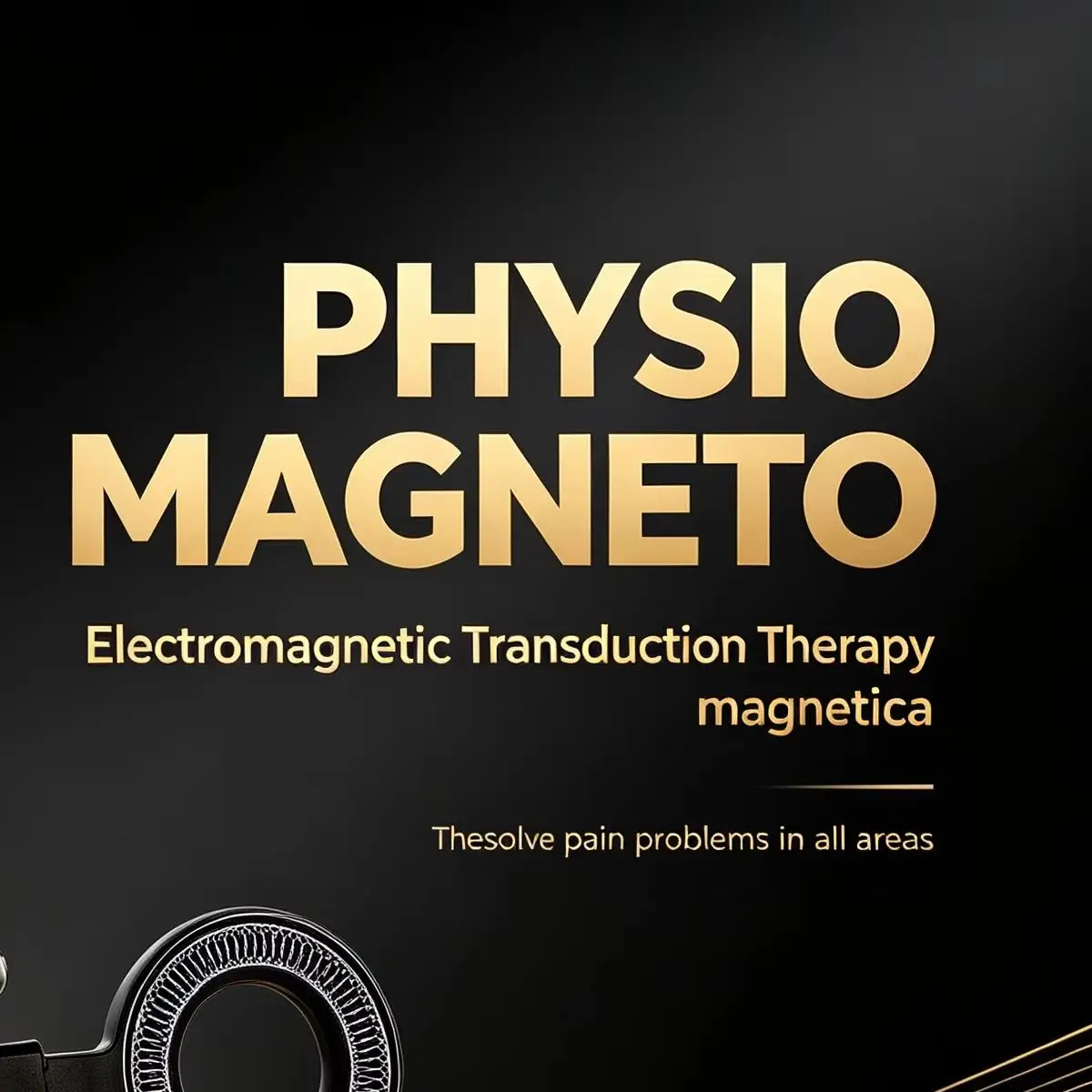 Extracorporeal Magnetic Physio Magneto Therapy Device Electromagnetic Transduction for Body Joint Muscle Pain Management