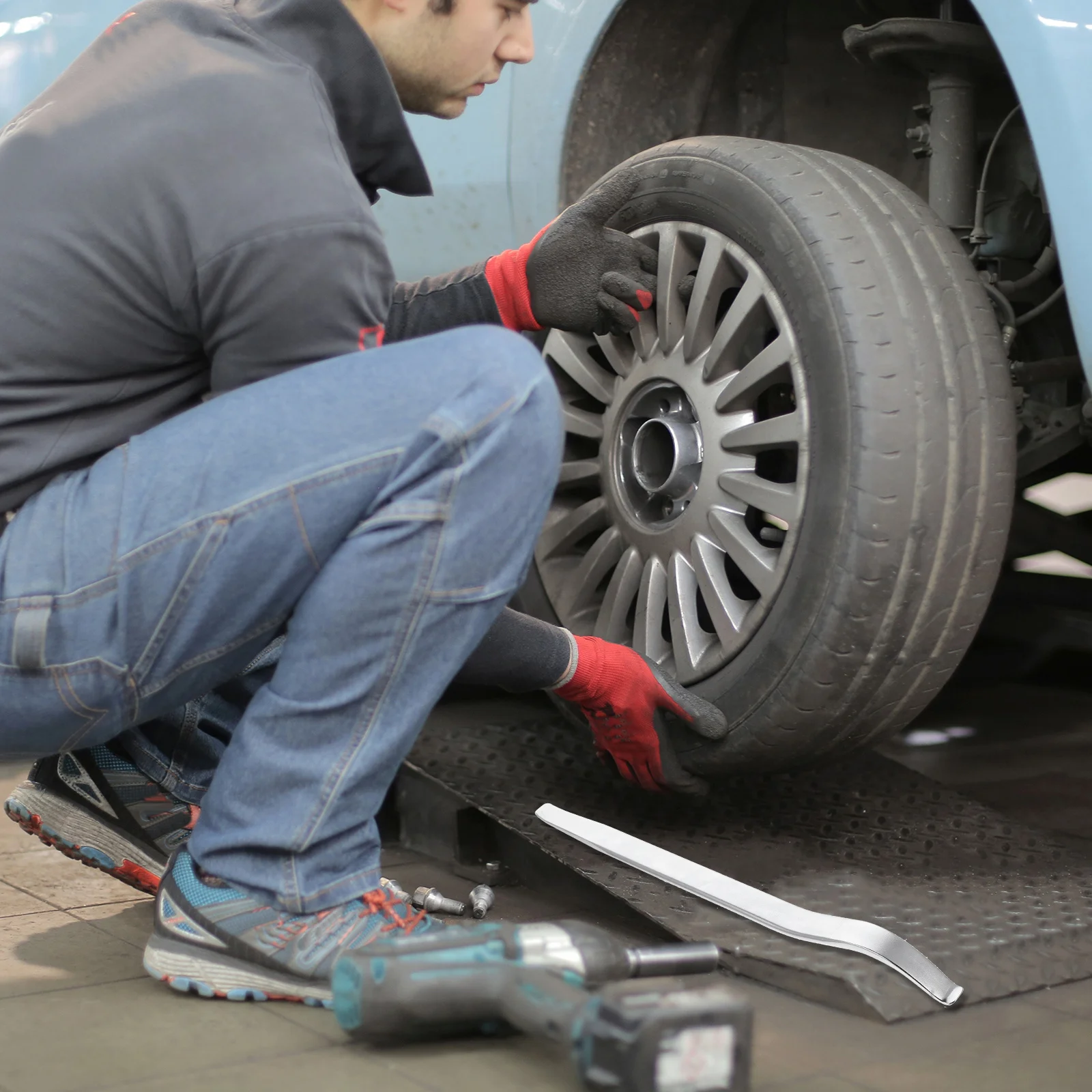 

1pc Lever Tool Curved Maintenance Device for Car Motorcycle Bike Tire Changes Rim Protector Smooth Practical Durability Wheel