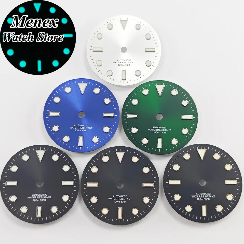 DIY Watch Dial Custom Engraved Logo Luminous 10Bar fit NH35 PT5000 Miyota8215 ETA2824 ST2130 DG3804 Watch Movement Accessorie