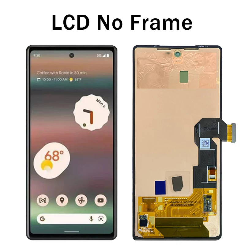 Imagem -03 - Original Lcd Display Touch Screen com Frame Montagem Digitador Google Pixel 6a 6a Gx7as Gb62z G1azg