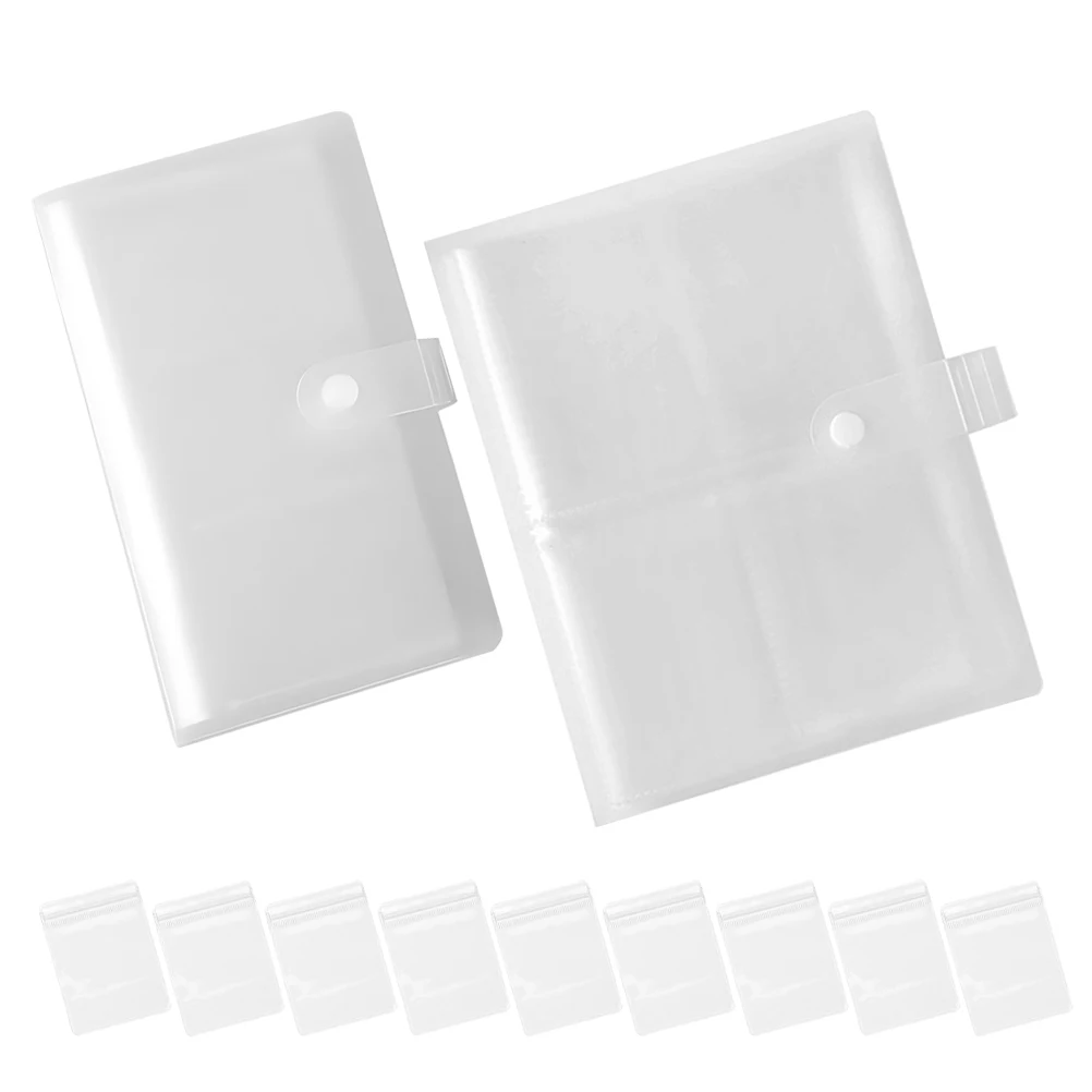 

1Set Jewelry Storage Book Clear Organizer Book with 84 Pockets Small Jewelry Bags for Rings Earrings Necklaces Accessories