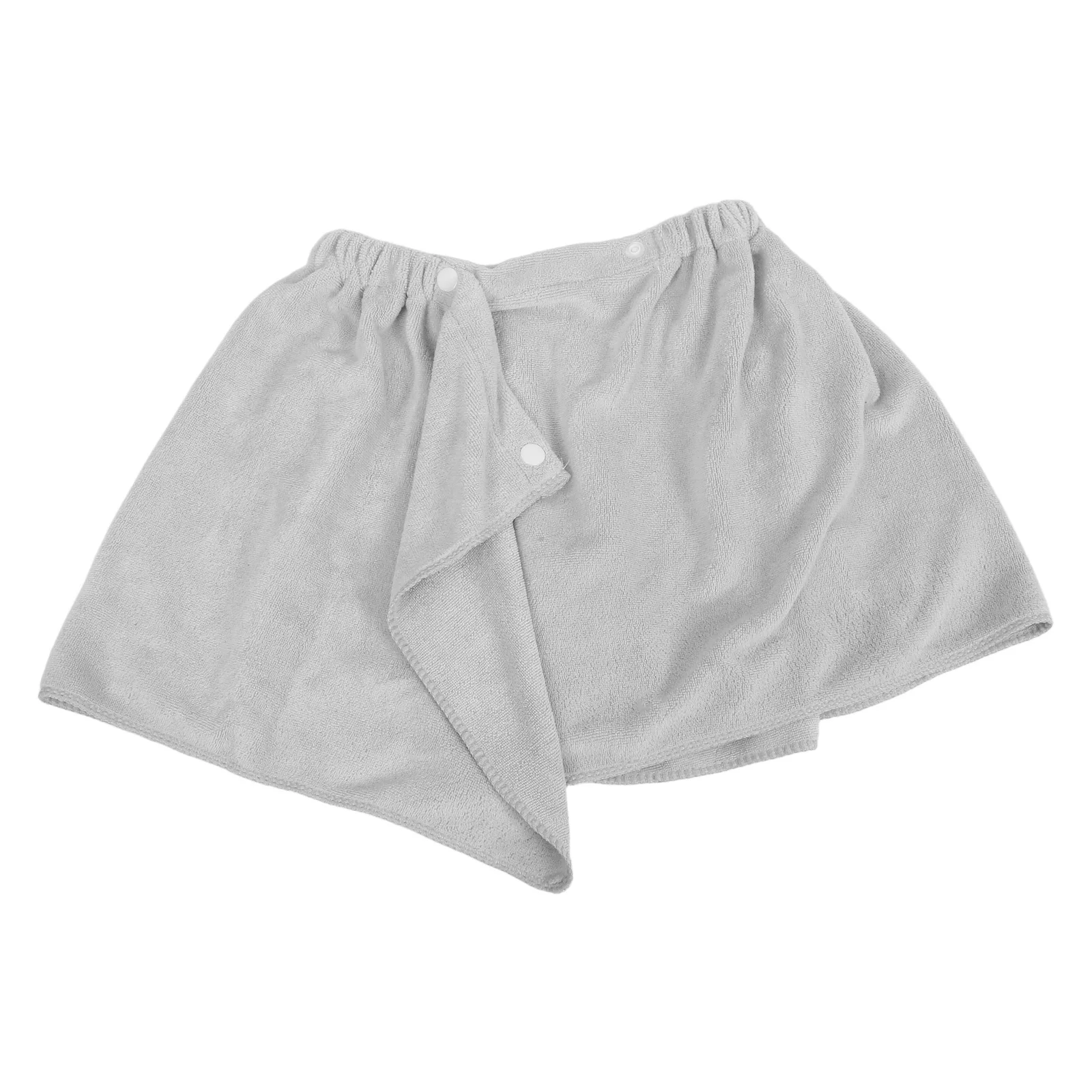 Toalla de baño portátil para hombre, forro polar Coral, falda envolvente de ducha de secado rápido, cintura elástica, ajuste cómodo para gimnasio, playa, Spa, viajes