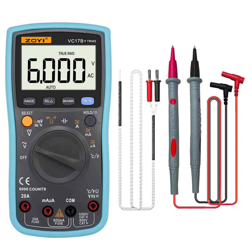 ZOYI ZT-VC17B+ Electrician Multimeter High-precision Digital