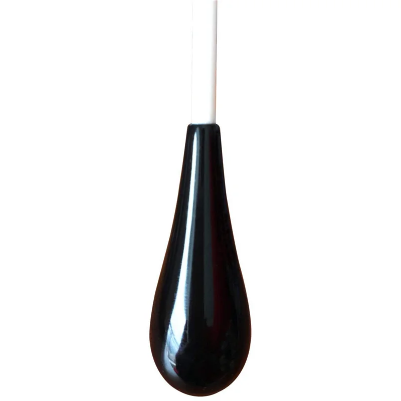 

ABVB-10X Music Conductor Batons,Imitation Agate Handle Orchestra Conducting Baton Music Batons (Black)